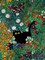 Adult Diamond Art Painting Kits-Black Cats and Flower Diamond Art Kits for Adults,5D Diamond Painting Kits,Full Round Diamond Arts Diamond Art Kits,Craft Home Wall Art Deco-12x16inches